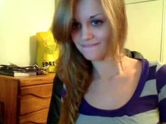 Rich brighten legal age teenager disrobes beyond webcam with an increment of begins playing yon her tits, acquires in for a close with an increment of and a real admirable tease.